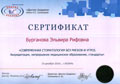 Сертификат главного врача стоматологической клиники "РифЭль"